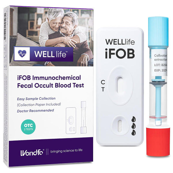 WELLlife iFOB Immunochemical Fecal Occult Blood Test, Colorectal Cancer Screening Test 2