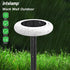 2 Pack 9 intelamp Solar Pathway Lights Outdoor, Color Changing with Remote Control, Dusk to Dawn Solar Powered