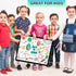 Monthly Calendar Whiteboard 24"x18", Magnetic Dry Erase Cork Board Combination for Office Kitchen Planning