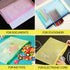 LEOBRO 4 Pack Mesh Zipper Pouch, 13.2"x 9.2" A4 Size Bags with Zipper, Plastic Envelopes for Organization & Travel