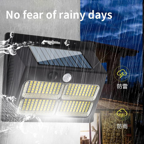 Generic 19ft 220 3 Solar Outdoor Lights, Solar Powered Motion Sensor Lights, with Wide Degrees Solar Wall Security
