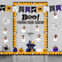 Halloween Ghost Bulletin Board Cutouts, Pumpkin Castle BOO Ghost Patterned Spider Web DIY Photo Borders