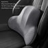 XINAJUND Set Car Lumbar Pillow Neck Support Memory Foam Auto Backrest Protector Waist Back Cushion Seat Headrest Pillow