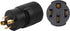ONETAK NEMA L14-30P to 14-50R 120V/240V 30 Amp Twist Lock Male Plug to 50 Amp Female Receptacle Generator Adapter