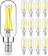 Mlambert 12 Pack Dimmable T6 LED Bulbs, 4W Equal 40W E12 Candelabra Bulb, 5000K Clear Edison Bulb for Chandelier