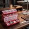 Hushee 4 Pcs Screw Organizer Box with Lid 4 Compartments Tool Bin Divider