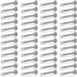 Ravinte 48 Pack Satin Nickel Spring Door Stoppers with Rubber Bumper, Door Stoppers for Bottom of Door