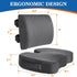 TushGuard Back&Seat Cushion, Car Seat Office Chair Cushions, Breathable Memory Foam Lumbar Back Support Pillow