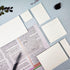 Transparent Sticky Notes 650 Sheets, Clear See Through Invisible Translucent Sticky Notes for School Office
