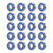 MR148-2RS 20 PCS Deep Groove Ball Bearing 8×14×4mm Double Blue Rubber Sealed Chrome Steel P0 Z2 Bearing for Fishing Gear