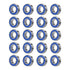 MR148-2RS 20 PCS Deep Groove Ball Bearing 8×14×4mm Double Blue Rubber Sealed Chrome Steel P0 Z2 Bearing for Fishing Gear