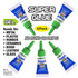 BAZIC Super Glue Gel 0.5g, Clear No Run Gel, Fast Dry Mini Tube Adhesive for Office & Home Improvement (5/Pack)