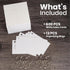 600 3 5 Inch 12 Index Cards, PCS x Punched Flash Cards with Organizing Rings, White Flashcards for Studying, Blank Memo