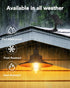 IP65 Solar Pendant Light Indoor Outdoor, Solar Shed Light Waterproof Metal Powered Hanging Chandelier, Gazebo Lights