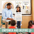 Hadley Designs Diversity Posters for Classroom - 6 Inclusive Kindness Decor, Safe Space Sign, Boho Multicultural