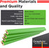 GRAPHITE Hard Lead Carpenter Pencil #2, Industrial Pencil for Wood Working Tools Marking - Pack of 12 PCS