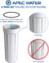 Set 3 3.5" APEC Water Systems Pcs O.D. Replacement ORing for Reverse Osmosis Water Filter Housings with Lubricant