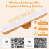 Set 2 Dimmable 3 cambk of Wireless Vanity Makeup Lights for Mirror, Rechargeable LED Stick On Light Bar for Bathroom