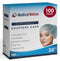 MEDICAL NATION 24" Disposable Bouffant Caps Hair Net | 100 Pack, Blue