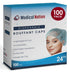 MEDICAL NATION 24" Disposable Bouffant Caps Hair Net | 100 Pack, Blue