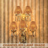 Glooglitter 2 3" 6" 5-1/4" Pcs Clip on Rattan Lamps Shade Small Scalloped Lampshade Top x Bottom x Slant Height Empire