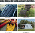 ZHFLMY 30ft Roll Black 5/16in Bungee Cord, Dacron Polyester Elastic Tie Downs - Heavy Duty for Various Applications