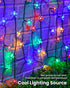 2 Pack 52FT 120 Brightown Total LED Flower Solar String Lights Outdoor Waterproof Fairy Lights for Garden Yard Fence