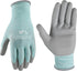 Wells Lamont Women's COOLMAX PU Coated Work Gloves, Medium (500M), Aqua Color