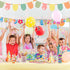 JUNEBRUSHS 72pcs Silicone Wristbands Happy Birthday Rubber Bracelets Pencils Set Bulk Party Favors for Kids Teachers