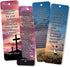 Christian Bookmarks with Popular Inspirational Bible Verses, Pack of 12 Unique Designs