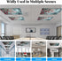 2 Pack 4 2 7) Fluorescent Light Covers- x Feet Magnetic Ceiling Light Cover Room Supplies (Color