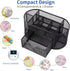 EOOUT Desk Organizer, Pencil Holder for Desk, Mesh Office Desk Accessories with 8 Compartments and 1 Drawer