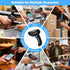 PecuMecu 1D&2D 3-in-1 2.4G PDF417 (TM-10B) Bluetooth Barcode Scanner, Bluetooth & USB Wired & Wireless QR Barcode