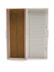 Heathrow Scientific White Cork Lined Microscope Slide Box, 50 Place, 8.3" x 3.38" x 1.25"