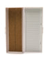 Heathrow Scientific White Cork Lined Microscope Slide Box, 50 Place, 8.3" x 3.38" x 1.25"