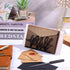Cutout Metal Mail Holder Organizer with Letter Opener, Artistic Design for Home Office, Black Countertop Storage