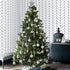 LXCREAT Removable Wallpaper Blue/White Stripes, Peel and Stick Vinyl for Home Renovation 17.71 in X 118 in