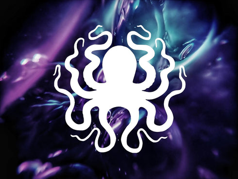 Reusable Octopus Cthulhu Squid Stencil 11" x 8.5" - Durable, Versatile Crafting Tool