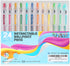 Retractable Gel Pens - 24 Colors Cute Pen Set for Adult Coloring, Art and School Supplies