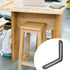 10 80mm 80mm (3.15"x3.1") 90 PATIKIL Pcs Metal L-Shape Brackets, x Degree l Bracket Corner Braces Cold Rolled Steel
