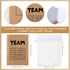 Geyoga 100 Pcs Team Gift Keychains, Employee Appreciation Notepad Gifts, Motivational Notebook, Bamboo Ballpoint Pen