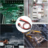 2pairs 71cm/28" Long Banana Plug Multimeter Probe Test Lead Cable for Digital Laboratory Multimeter Voltmeter, 1000V,
