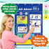 XZJPX Alphabet Learning Pocket Chart ABC Flash Cards Alphabet Wall Chart Learning Games, Handwriting Practice Letter