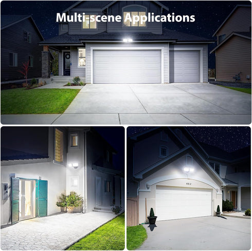 3200LM 32W 6500K IP66 2 Onforu Flood Lights Outdoor, LED Security Light Switch Controlled, Waterproof Outdoor Lights
