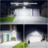 3200LM 32W 6500K IP66 2 Onforu Flood Lights Outdoor, LED Security Light Switch Controlled, Waterproof Outdoor Lights
