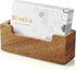 Business Card Holder for Desk, Acacia Wood Organizer for Office Home Tabletop Exhibition