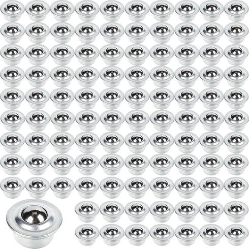 2 MULE TEAM 100PCS 5/8" Roller Ball Transfer Bearings, CY-15H Carbon Steel Ball Bearings Rollers,