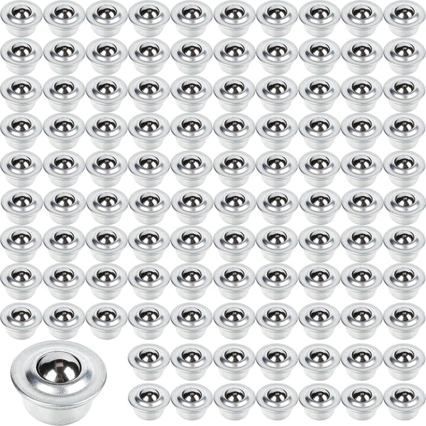 2 MULE TEAM 100PCS 5/8" Roller Ball Transfer Bearings, CY-15H Carbon Steel Ball Bearings Rollers,