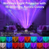 16 HUMIIEYE Northern Light Projector, Battery Operated Aurora Night Light, Colors Galaxy Lamp Ocean Wave Ceiling