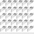 dosamll 20PCS Metal Corner Brackets with Mounting Screws, Furniture Angle Connectors for Cabinet,